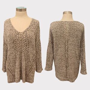 J Jill open weave sweater